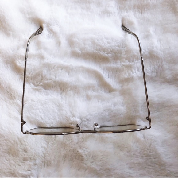 [SB] Peyton Silver Hexagon Clear Sunglasses - Picture 4 of 12